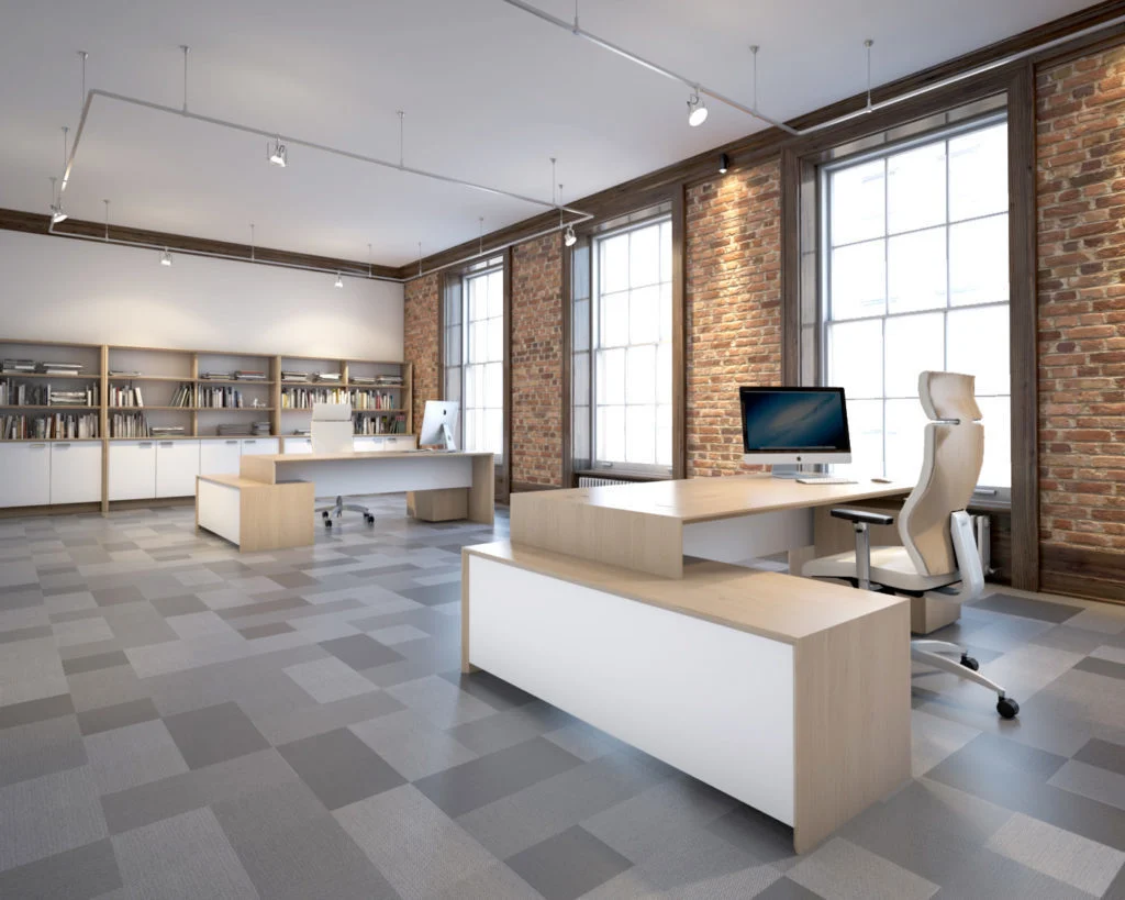 Aston desks by Verco