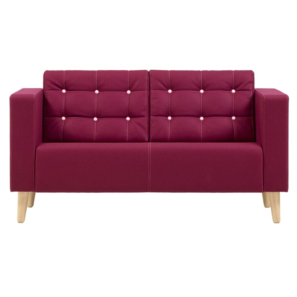 Three seater upholstered Sofa also available in leather