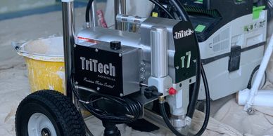 Airless spray application