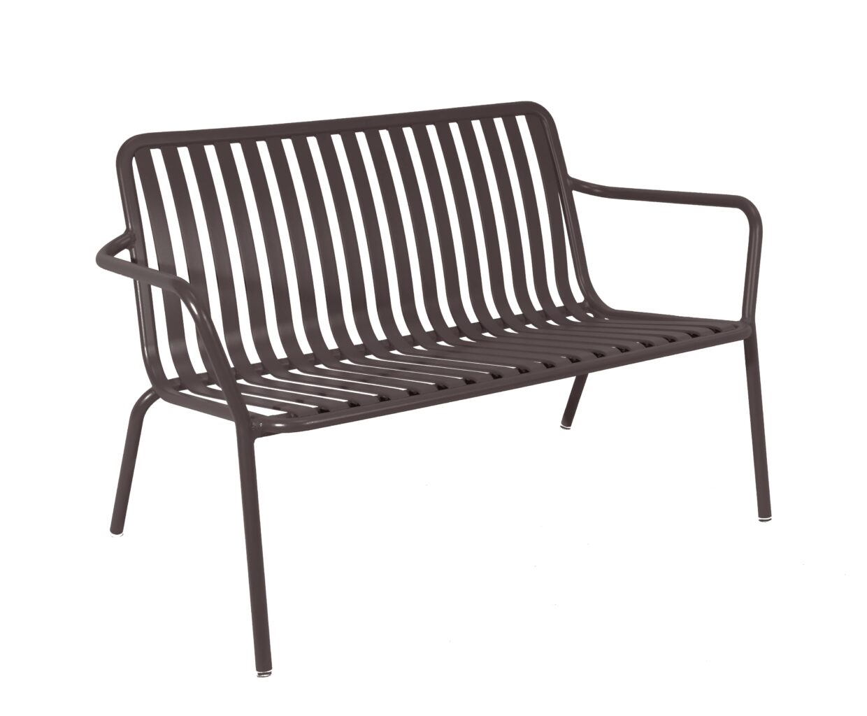 Charcoal Zephyr 2 Seater Bench